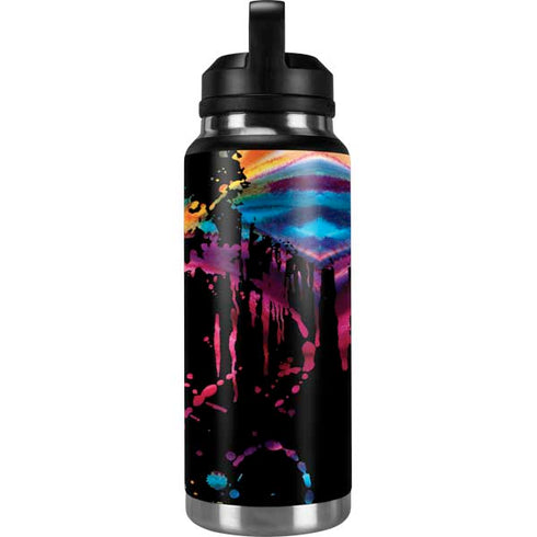 Chromatic Splatter Black YETI Rambler 36oz Bottle Skin