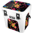 Chromatic Splatter Black YETI Roadie 24 Hard Cooler Skin