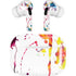 Chromatic Splatter White AirPods Pro 2nd Gen Skin