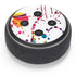 Chromatic Splatter White Amazon Echo Dot Skin