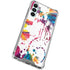 Chromatic Splatter White Galaxy A14 5G Clear Case