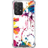 Chromatic Splatter White Galaxy A52 5G Clear Case