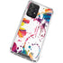 Chromatic Splatter White Galaxy A52 5G Clear Case