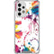 Chromatic Splatter White Galaxy A53 5G Clear Case