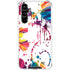 Chromatic Splatter White Galaxy A54 5G Clear Case