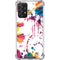 Chromatic Splatter White Galaxy A72 5G Clear Case