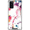 Chromatic Splatter White Galaxy Note20 5G Clear Case