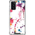 Chromatic Splatter White Galaxy Note20 5G Clear Case