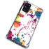 Chromatic Splatter White Galaxy S20 FE Clear Case