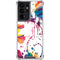 Chromatic Splatter White Galaxy S21 Ultra 5G Clear Case