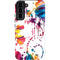 Chromatic Splatter White Galaxy S22 Plus Pro Case