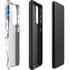 Chromatic Splatter White Galaxy S22 Pro Case