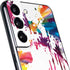 Chromatic Splatter White Galaxy S22 Skin