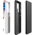 Chromatic Splatter White Galaxy S22 Ultra Pro Case