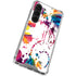 Chromatic Splatter White Galaxy S23 Clear Case