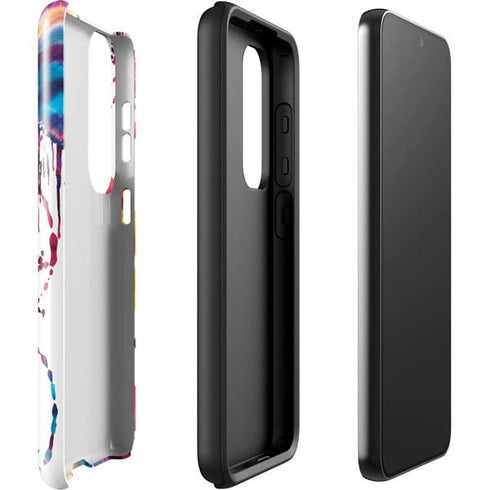 Chromatic Splatter White Galaxy S23 Plus Pro Case
