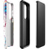 Chromatic Splatter White Galaxy S23 Plus Pro Case