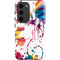Chromatic Splatter White Galaxy S23 Pro Case