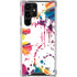 Chromatic Splatter White Galaxy S24 Ultra Clear Case