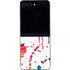 Chromatic Splatter White Galaxy Z Flip5 5G Skin