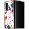 Chromatic Splatter White Galaxy Z Fold4 5G Clear Case