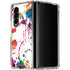 Chromatic Splatter White Galaxy Z Fold4 5G Clear Case