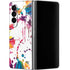 Chromatic Splatter White Galaxy Z Fold4 5G Skin