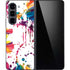 Chromatic Splatter White Galaxy Z Fold5 5G Skin