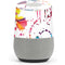 Chromatic Splatter White Google Home Skin