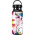 Chromatic Splatter White Hydro Flask 32oz Wide Mouth Skin