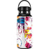 Chromatic Splatter White Hydro Flask 32oz Wide Mouth Skin