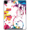 Chromatic Splatter White iPad Pro 12.9in (2020) Clear Case