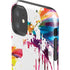 Chromatic Splatter White iPhone 11 Impact Case