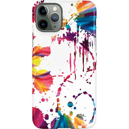 Chromatic Splatter White iPhone 11 Pro Lite Case