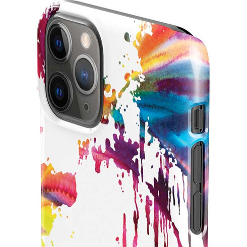 Chromatic Splatter White iPhone 11 Pro Lite Case
