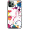 Chromatic Splatter White iPhone 11 Pro Max Clear Case