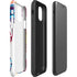 Chromatic Splatter White iPhone 11 Pro Max Impact Case