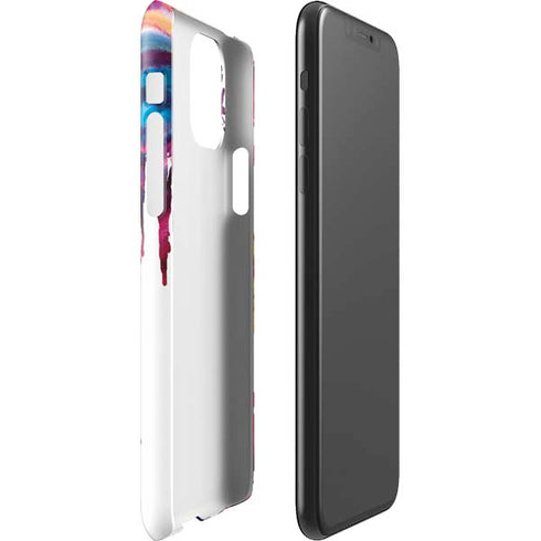 Chromatic Splatter White iPhone 11 Pro Max Lite Case