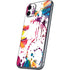 Chromatic Splatter White iPhone 11 Skin