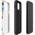 Chromatic Splatter White iPhone 12 Impact Case