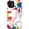 Chromatic Splatter White iPhone 12 Mini Impact Case