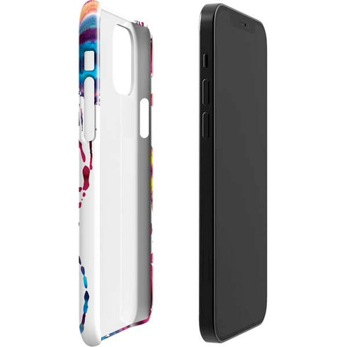 Chromatic Splatter White iPhone 12 Mini Lite Case
