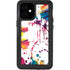 Chromatic Splatter White iPhone 12 Mini Waterproof Case