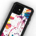 Chromatic Splatter White iPhone 12 Mini Waterproof Case
