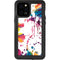 Chromatic Splatter White iPhone 12 Pro Max Waterproof Case