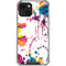 Chromatic Splatter White iPhone 13 Clear Case