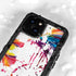 Chromatic Splatter White iPhone 13 Mini Waterproof Case