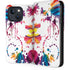 Chromatic Splatter White iPhone 14 Plus Folio Case