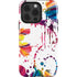 Chromatic Splatter White iPhone 14 Pro Impact Case