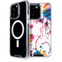 Chromatic Splatter White iPhone 15 Pro MagSafe Case
